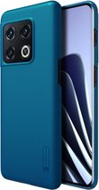 Nillkin Super Frosted Shield OnePlus 10 Pro Hoesje Back Cover Blauw