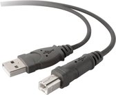 Belkin Premium Printer Cable - USB-kabel - USB type B (M) naar USB (M) - USB 2.0 - 3 m - gevormd