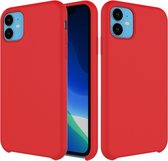 Mobigear Hoesje geschikt voor Apple iPhone 11 Siliconen Telefoonhoesje | Mobigear Rubber Touch Backcover | iPhone 11 Case | Back Cover - Rood