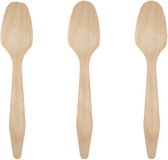 Natural Cutlery houten wegwerp lepels - 100 Stuks - Composteerbaar