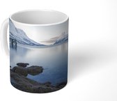Mok - Ersfjordbotn Fjord Noorwegen sneeuw - 350 ML - Beker