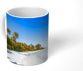 Mok - Tropische vegetatie aan het strand van One Foot Island - 350 ML - Beker