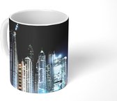 Mok - Vergezicht van Skyline Dubai Marina - 350 ML - Beker