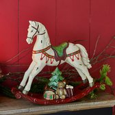 LOBERON Decoratiepaard Couffo wit/rood