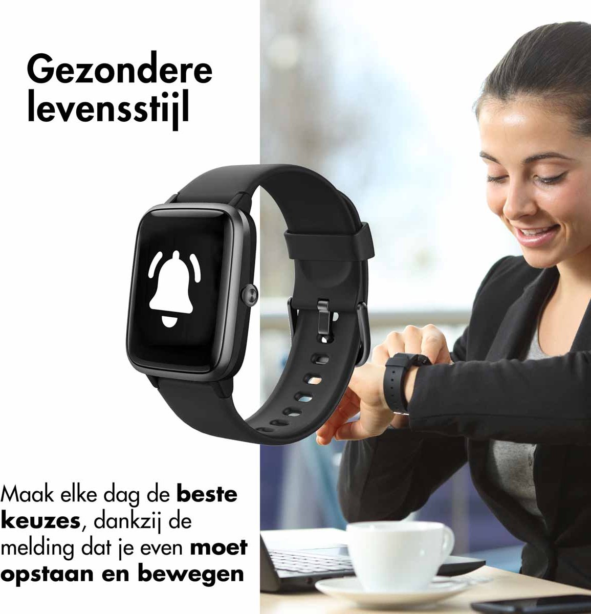 Lintelek Smartwatch ID205L Zwart bol