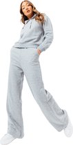 Justhype Flared Joggers Loungewear Set LABON001, Vrouwen, Grijs, Trainingspak, maat: 40