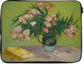 Housse ordinateur 17 pouces 41x32 cm - Vincent van Gogh - Housse Macbook & Laptop Oleanders - Peinture de Vincent van Gogh - Housse ordinateur portable avec photo