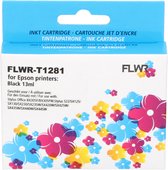 FLWR - Cartridges / Epson T1281 / zwart / Geschikt voor Epson