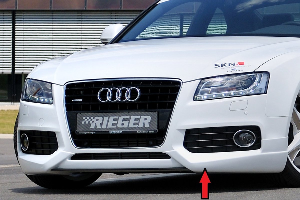 RIEGER - PERFORMANCE FRONT SPOILER LIP - AUDI A5 B8 / S5 B8 >2012 - PRIMER