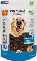 12x BF Petfood Meat Bars Gans 100 gr