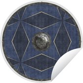 Tuincirkel Viking schild - 60x60 cm - Ronde Tuinposter - Buiten