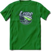 Vissen T-Shirt | Grappig Verjaardag Vis Hobby Cadeau Shirt | Dames - Heren - Unisex | Tshirt Hengelsport Kleding Kado - Donker Groen - XXL