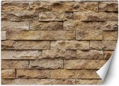 Trend24 - Behang - Zandsteenmuur - Behangpapier - Behang Woonkamer - Fotobehang - 450x315 cm - Incl. behanglijm