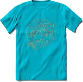 Vissen T-Shirt | Grappig Verjaardag Vis Hobby Cadeau Shirt | Dames - Heren - Unisex | Tshirt Hengelsport Kleding Kado - Blauw - L