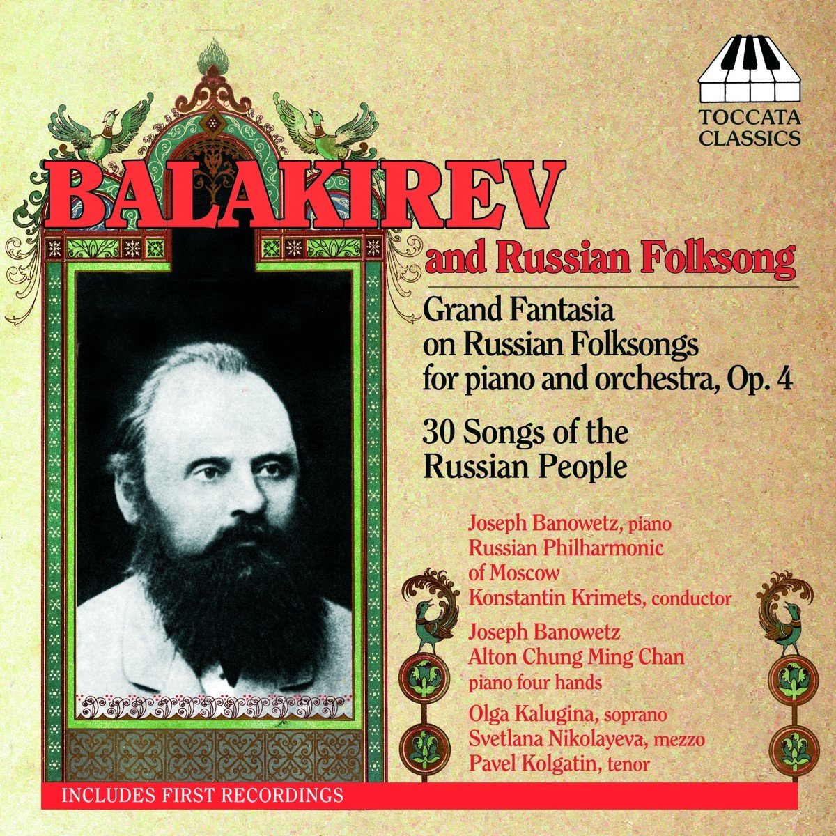 Joseph Banowetz, Moscow Philharmonic Orchestra - Balakirev And Russian Folksong (CD)