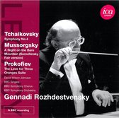 BBC Symphony Orchestra, Gennadi Rozhdestvensky - Tchaikovsky: Symphony No.4/Mussorgsky: Night On The Bare Mountain (CD)