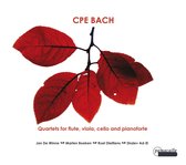 Jan De Winne, Marten Boeken, Roel Dieltiens, Shalev Ad-El - C.P.E. Bach: Quartets For Flute, Viola, Cello And Pianoforte (CD)