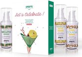 Exsens Let's Celebrate - Erotische Geschenkset – 3x30ml massageolie – Pina Colada, Mojito en Margarita