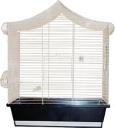 Az Vogelkooi Diana Wit/Zwart 47x30x55 cm