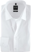 OLYMP Level 5 body fit overhemd - wit - Strijkvriendelijk - Boordmaat: 46