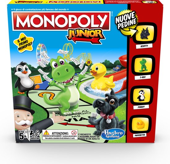 Thumbnail van een extra afbeelding van het spel Hasbro A6984IT0 bordspel Monopoly Economische simulatie