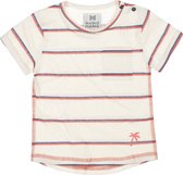 Koko Noko jongens t-shirt 2 color stripes Beige