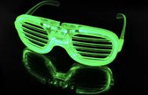 LED Bril - Unisex - Lichtgevende Feestbril - Groen