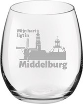Gegraveerde Drinkglas 39cl Middelburg