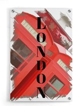 Walljar - London Telefooncel - Muurdecoratie - Plexiglas schilderij