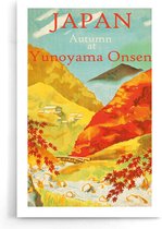Walljar - Japan Herfst - Muurdecoratie - Poster