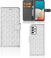 Flipcase Geschikt voor Samsung Galaxy A53 Telefoon Hoesje Stripes Dots