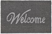 Relaxdays deurmat welcome - kokosmat - schoonloopmat - voetmat - 60 x 40 cm