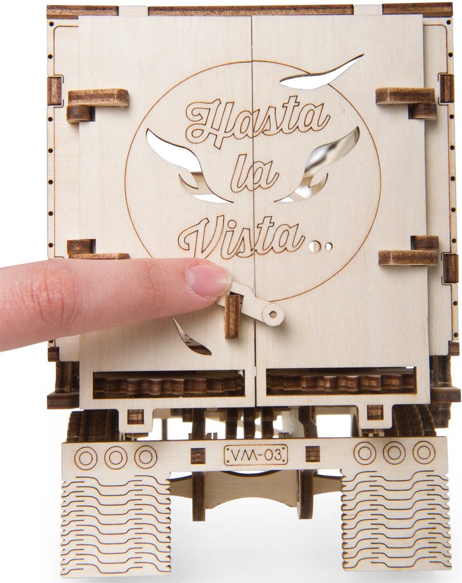 UGEARS Houten 3D Model - Aanhangwagen Voor Heavy Truck — afbeelding 12