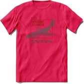 F-101 Vliegtuig T-Shirt | Unisex leger Kleding | Dames - Heren Straaljager shirt | Army F16 | Grappig bouwpakket Cadeau | - Roze - M