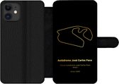 Bookcase Geschikt voor iPhone 11 telefoonhoesje - Brazilië - F1 - Circuit - Met vakjes - Wallet case met magneetsluiting - Cadeau voor man