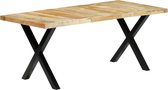 Eettafel 180x90x76 cm massief mangohout