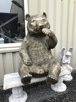 Hele grote pandabeer, gemaakt van polystone, in kleur, heel gaaf en exclusief!