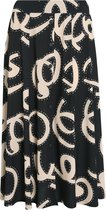 Cassis Dames Lange rok met grafisch motief - Rok - Maat 42
