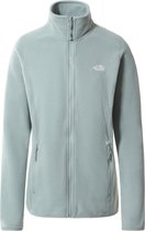 The North Face W 100 Glacier FZ Fleece - Silver blue - Outdoor Kleding - Fleeces en Truien - Fleece