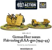 German Heer 20mm flakvierling 38 AA-gun (1943-45)