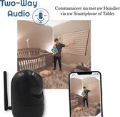 D'AZ® – Huisdiercamera – Hondencamera – Wifi Camera incl. App – Zwart