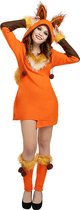 FUNIDELIA Vos kostuum voor vrouwen Dieren - Maat: M - Oranje