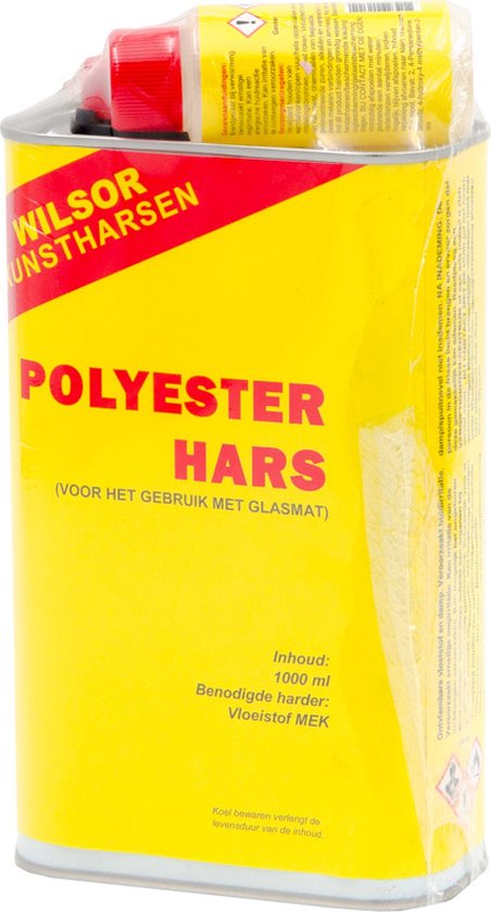 Susteen droefheid Factureerbaar Wilsor Polyesterhars 1 Liter | bol.com