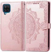 iMoshion Mandala Booktype Samsung Galaxy M22 / A22 (4G) hoesje - Rosé Goud