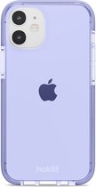 Holdit - iPhone 12 Mini, hoesje Seethru, lavendel