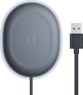 Baseus Draadloze Oplader Apple - Wireless Charger Pad - Qi Lader - iPhone - Xiaomi - Huawei - Samsung - Zwart - WXGD-01