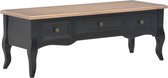 Decoways - Tv-meubel 100x35x35 cm hout zwart