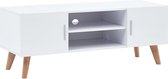 Decoways - Tv-meubel 120x40x46 cm MDF wit