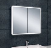 Klea Quadro Spiegelkast Geintegreerde LED Verlichting 80x70x13cm