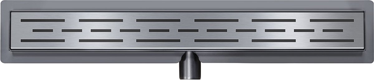 3e Generatie Douchegoot 90x7cm 40mm Met RVS Sifon En Filter RVS Gunmetal